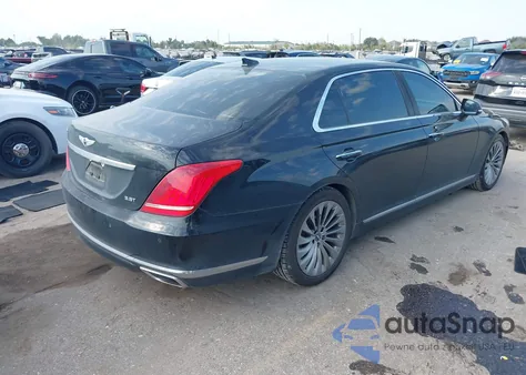 2017 Genesis G90 3.3T Premium z USA, uszkodzony, nr VIN KMHG34JA9HU030568